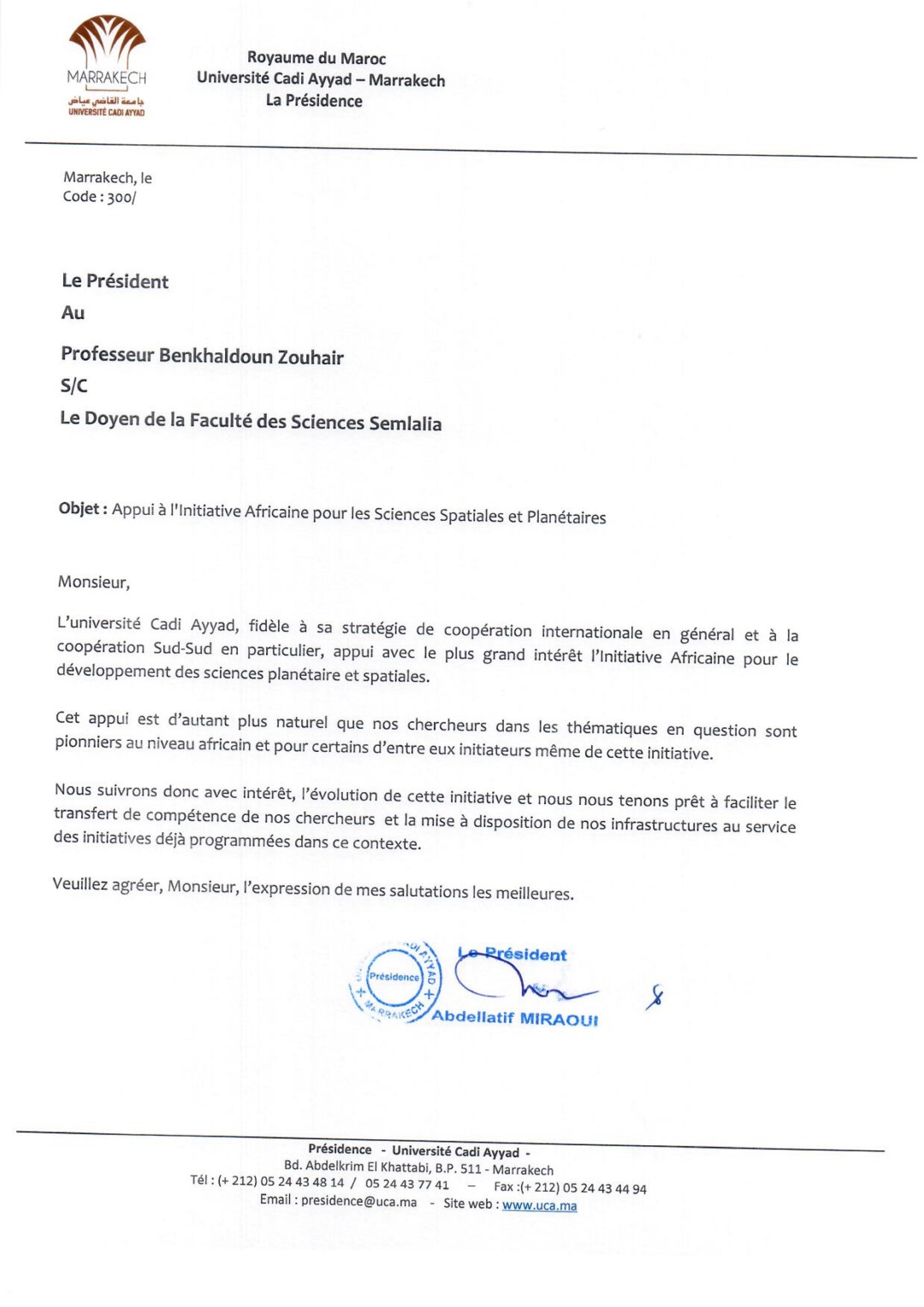 Lettre d'appui_ Benkhaldoun